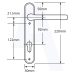 Mila Prolinea 92 Lever/lever UPVC Door Furniture