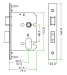 Zoo Hardware ZUKS Oval Profile Sashlock Case Only