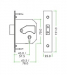 Zoo Hardware ZURD 3 Lever Dead Lock