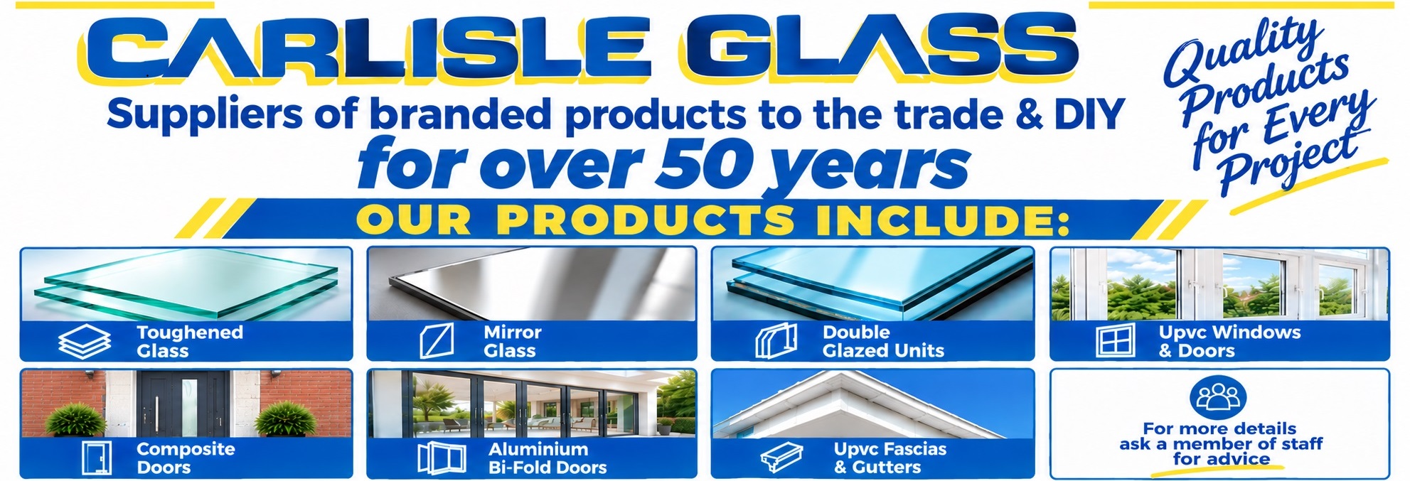 Homepage banner